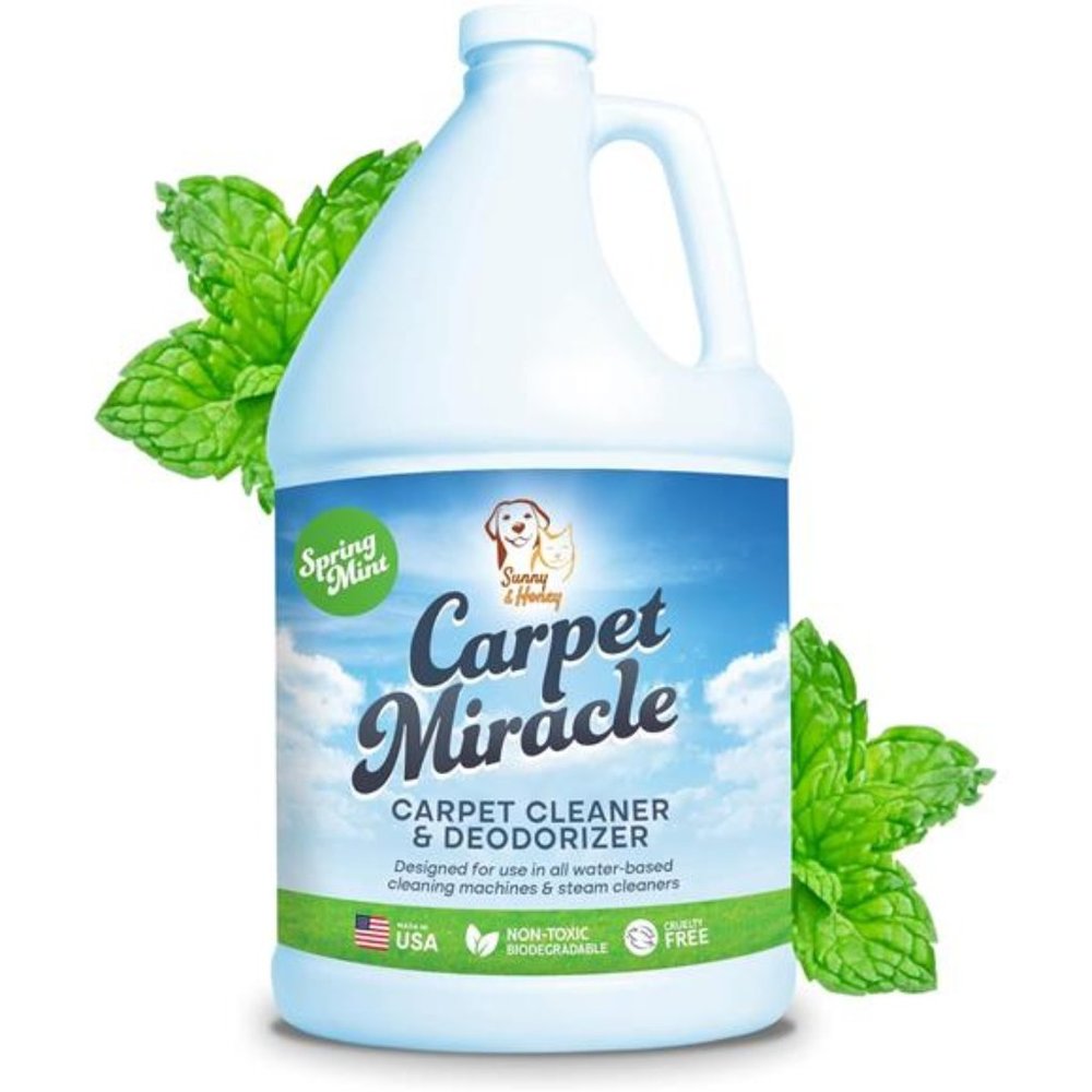 Carpet Cleaner Shampoo Solution for Machine Use, Deep Stain Remover and Odor